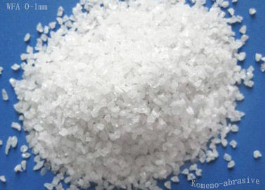 Areia fundida branco da seção do óxido de alumínio 0-1mm