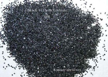 Sopro de areia do carboneto de silicone do preto F60 lustrando e gravando em superfícies do metal e do metaloide